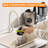 Juicer Machines, Cold Press Juicer With 4.8" Wide Chute, Slow Masticating For Whole Vegetables & Fruits, Black
