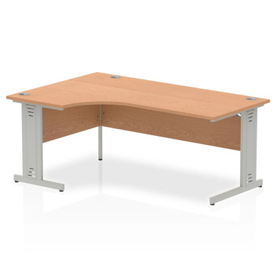 Impulse L-Shaped Metal Base Computer Desk