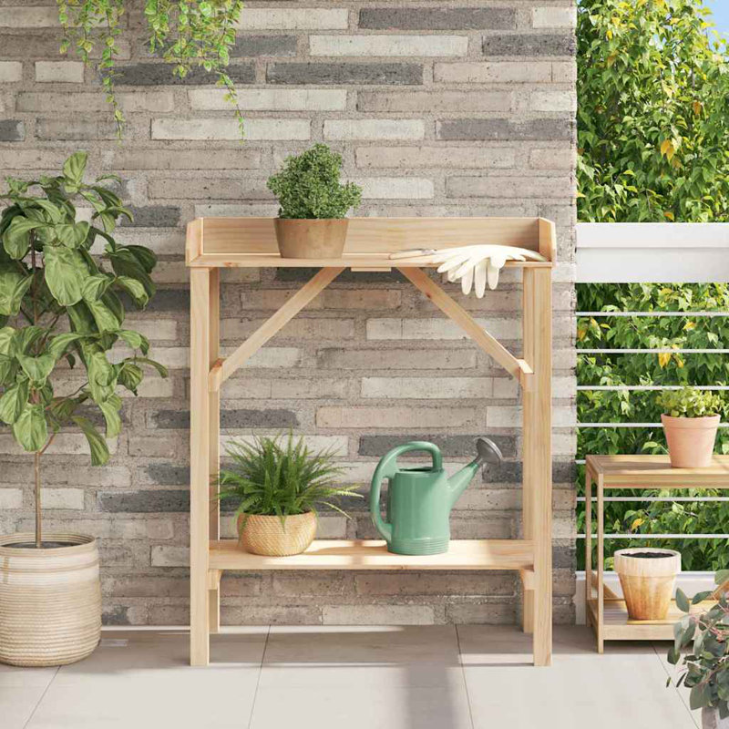 Plant Stand, Beige