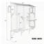 Enceinte d'extérieur Catio avec toit, grand parc pour chat en bois avec plateformes-1268964544