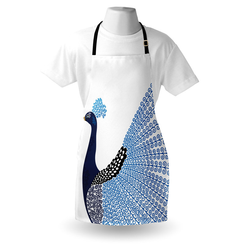 No Pattern Bib Apron