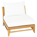 Limited 100 Outdoor Teak Corner Wedge Lounge Chair