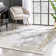  Fairmont Ivory Gold Abstract Glam Area Rug