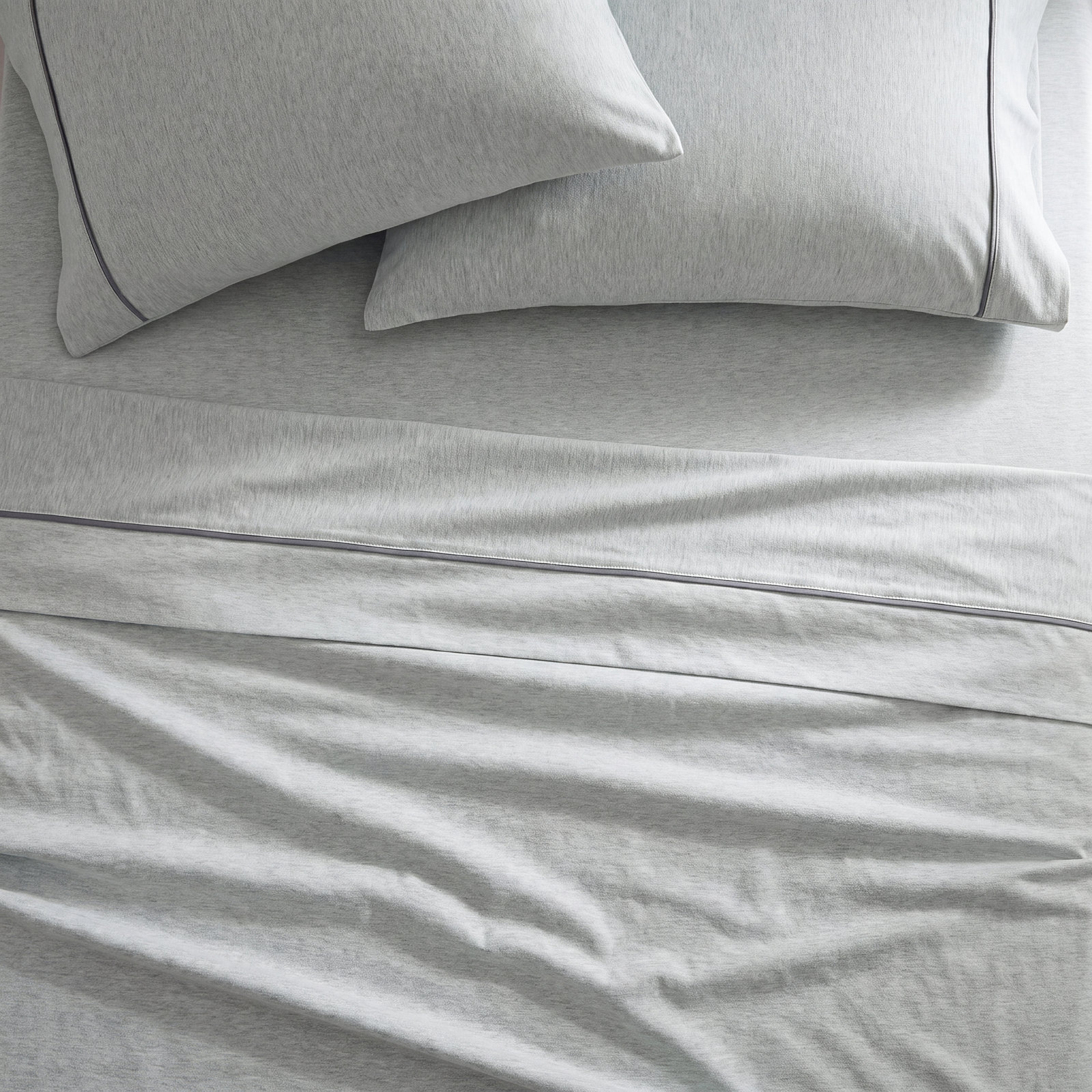 Martex Arcadia Arcadia Sheet Set, Gray, King Sheet Set with Fitted Sheet + 2  Pillowcases