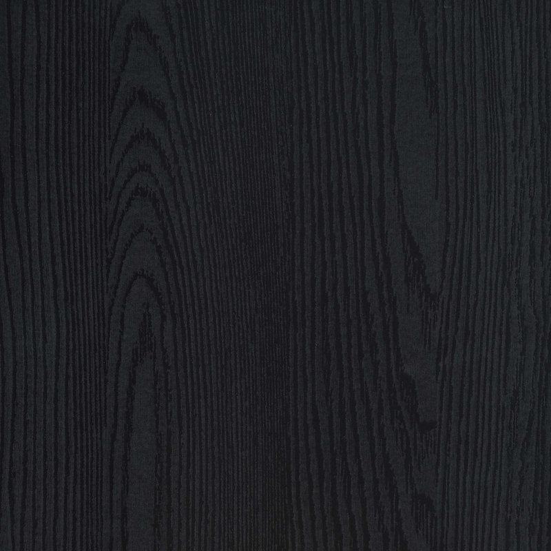 Bibliothèque Geary noire à 3 tablettes USB et tiroir verrouillable, Noir