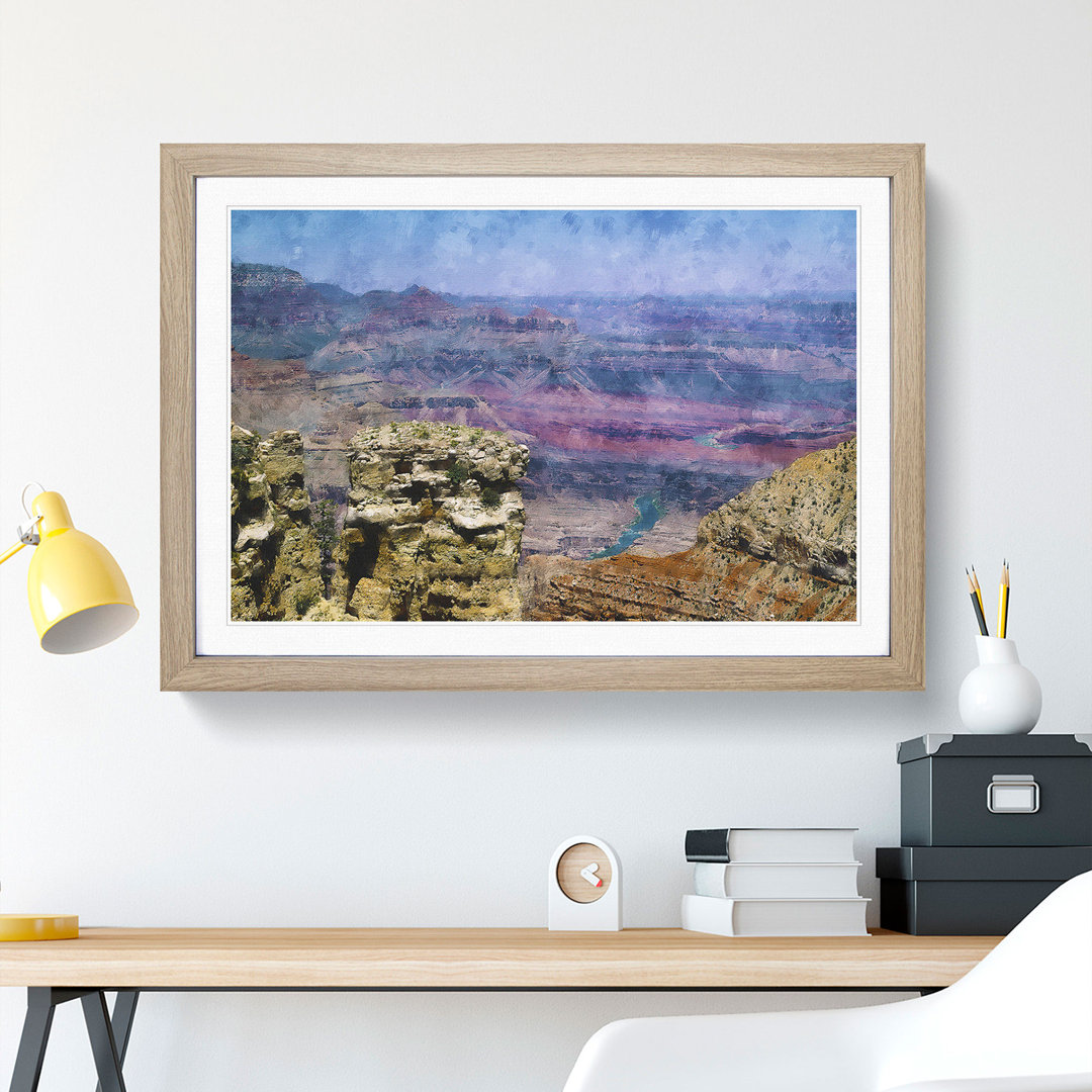 Grand Canyon River View - Picture Frame Painting