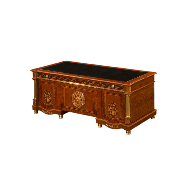 Genoa Executive Desk, Black