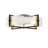 Hayward 4-Light Ceiling Light in Matte Black with Warm Brass Accents
