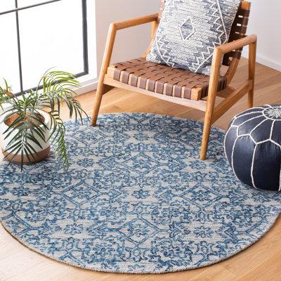 Angeli Hand Tufted Wool And Cotton With Latex Geometric Rug