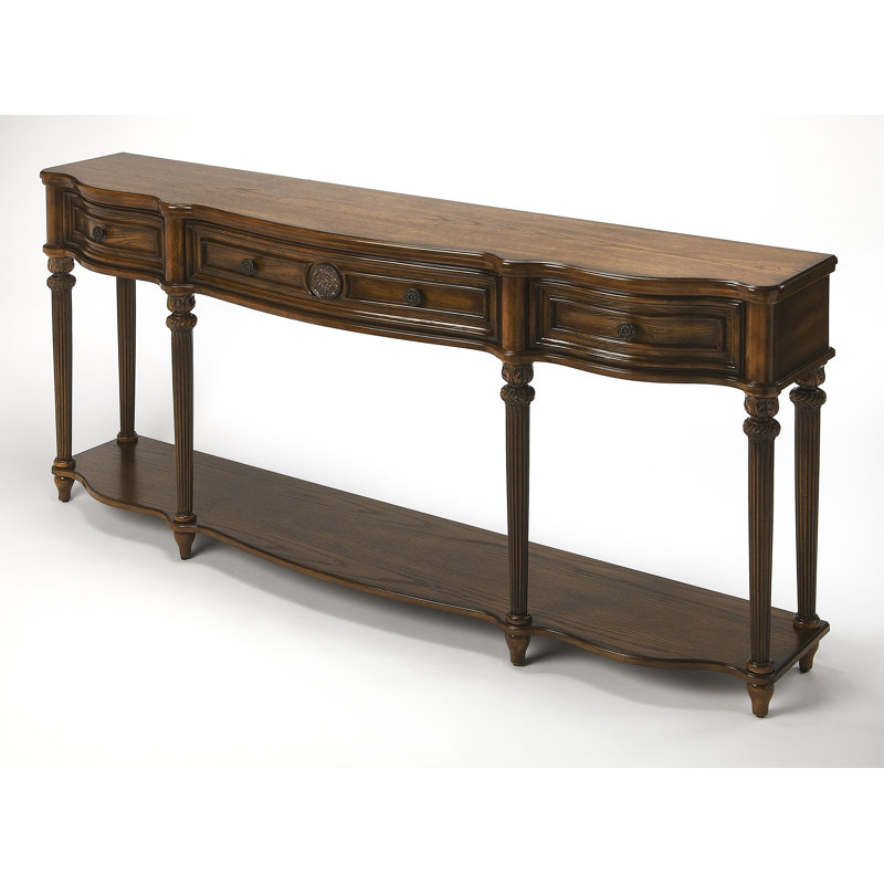 Peyton Console Table, Vintage Oak