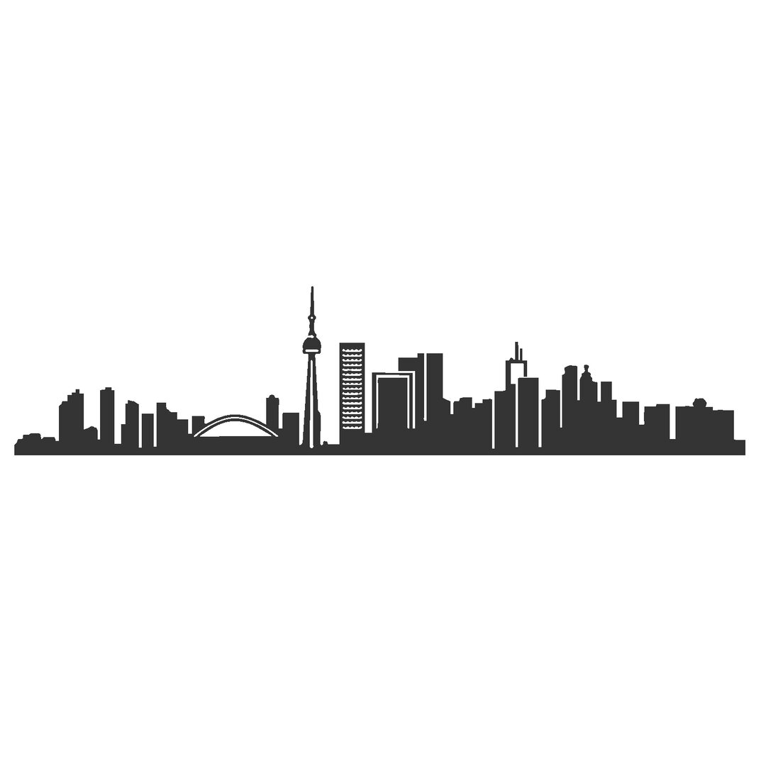 Wandaufkleber Skyline von Toronto