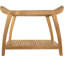 Banc de douche en teck de 29,52 po
