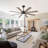 60 In./72 In. 8-Plywood Blades Indoor Led Ceiling Fan With Remote-1586953747-1586953756