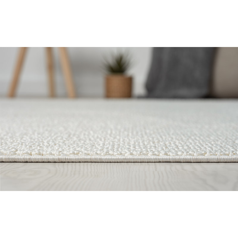 Elysia white Rug, Rectangle 200 x 290cm