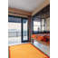 Tapisserie Kashkuli kilim orange 6 pi 5 po x 7 pi 6 po