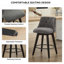 25" Swivel Bar Stools Set Of 2,Counter Height Stools-849448994