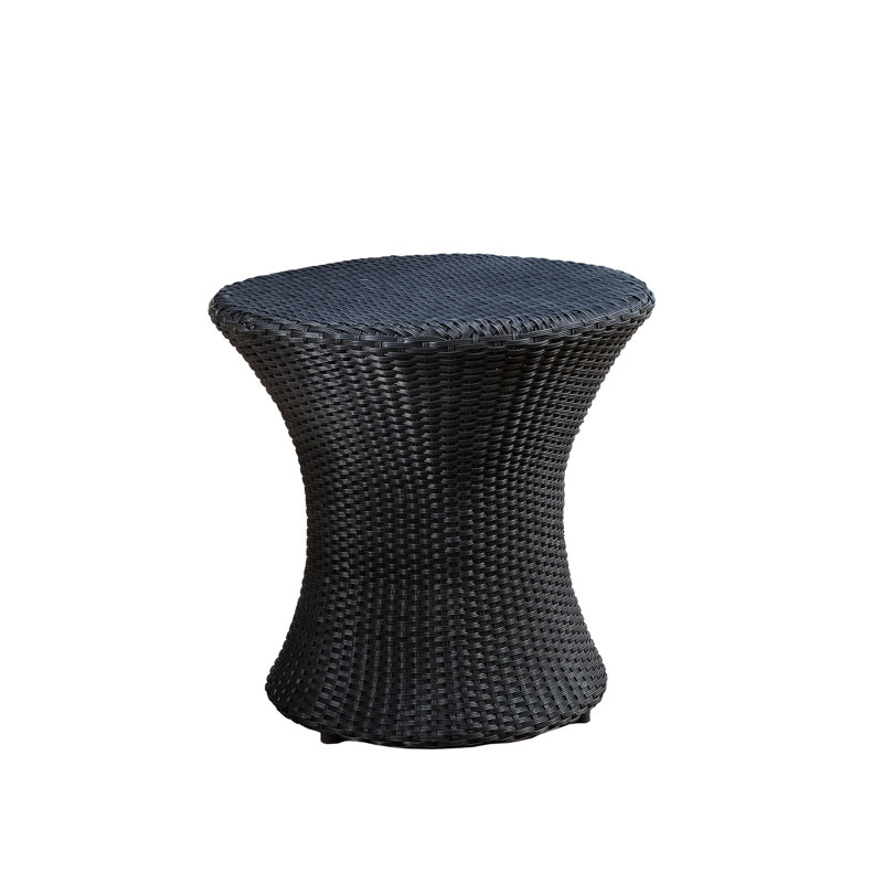 Convenient End Stand - 20.28 Inch Wide, No Assembly Black Side Table , Square, Black