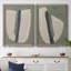«Paper Slice III», ensemble de 2 peintures sur toile encadrées-1582520741-1582520793