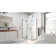 Unidoor-X 29 3/8 in. W x 34 in. D x 72 in. H Frameless Hinged Shower Enclosure
