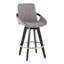 Tabouret de comptoir à hauteur fixe avec pivot