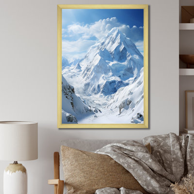Winter Snowy Peaks III - Paysages, reproduction d'art sur toile