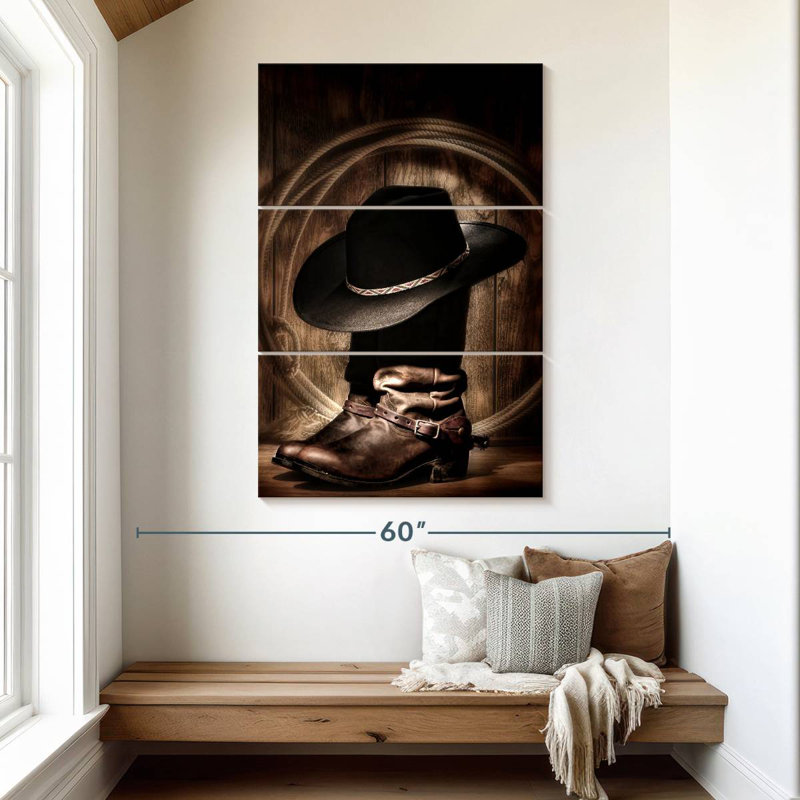 Lelar Western Rodeo Ready, 50" H x 32" W