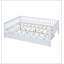 Wood Daybed with Trundle and Fence Guardrails-1171555869-1171555870