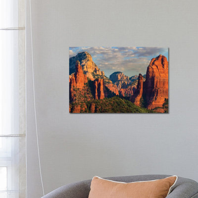 Mountains, Red Rock-Secret Mountain Wilderness, Arizona I 1 Piece Wrapped Canvas Wall Art