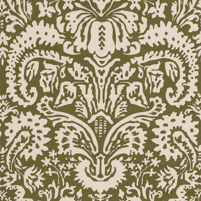 Tissu damassé Schumacher X Veere Grenney Suffolk
