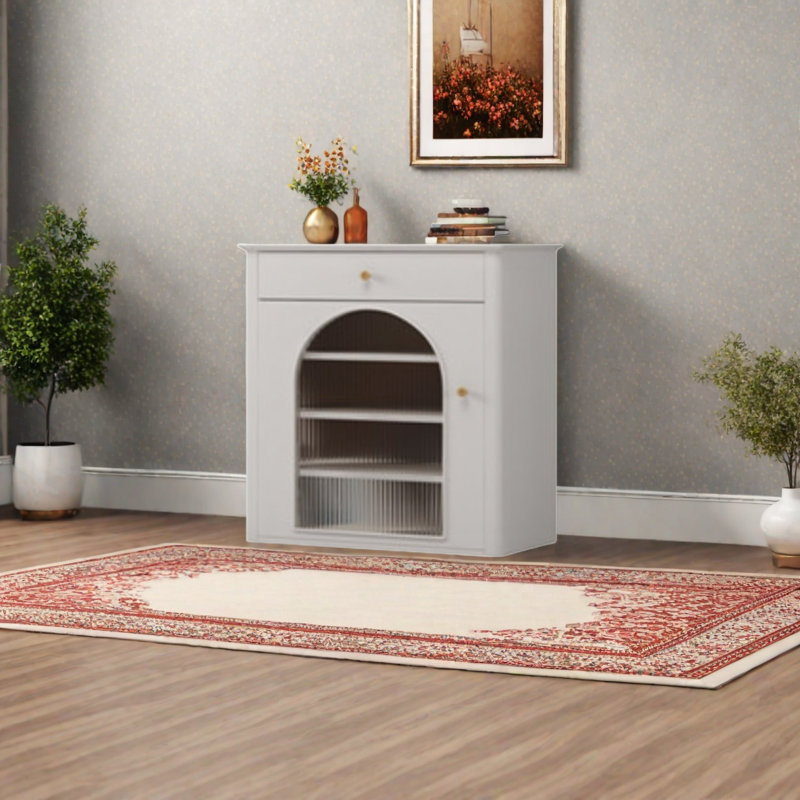 Armoire de rangement multifonctionnelle, Blanc