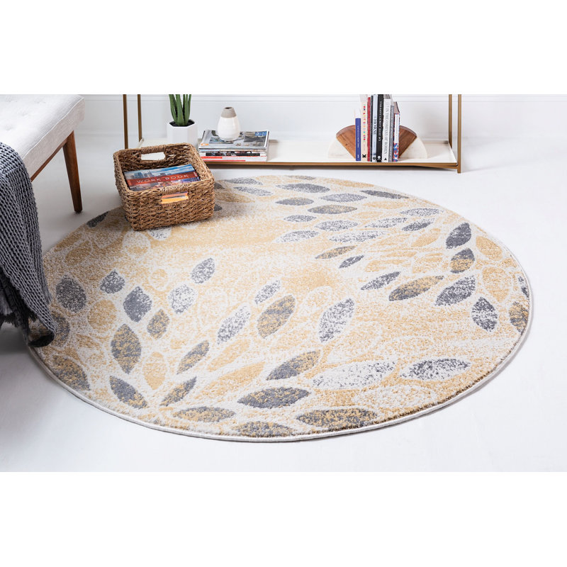 Tapis contemporain Azai, Rond 5 pi