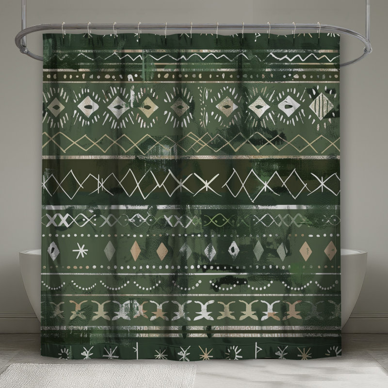 Rideaux de douche Tribal, L 70 po x H 84 po