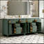 Ensemble de meuble-lavabo 72 "avec double lavabo en céramique-611258836