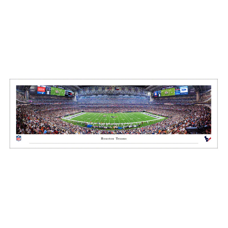 Houston Texans, No Mat, Paper, 13.5" H x 40" W x 0.1" D