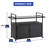 Rectangular Rattan Bar Cart On Wheels-380121330