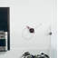 Solid Wood, Fibreglass Analog Wall Clock-49381033