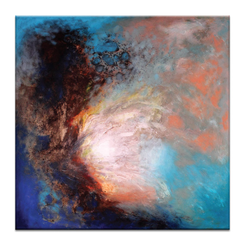 Release II by John Louis Lloyd - Painting on Canvas, 61cm H x 61cm W, Wrapped Canvas