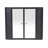 Black Wall-Mounted Bathroom Cabinet With Mirror-40147227