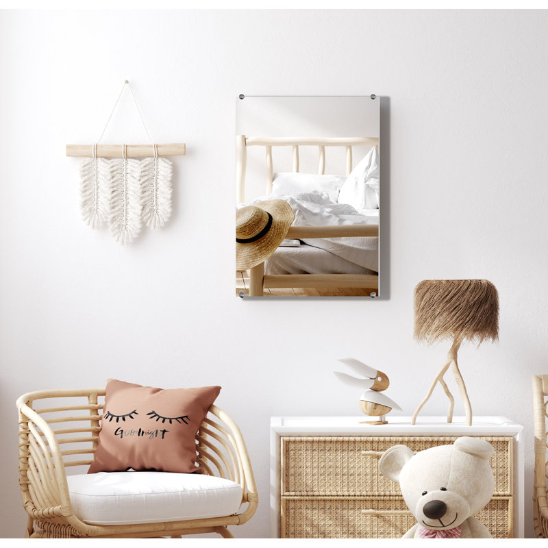 Miroir d'appoint mural Cheston, 32,5 po x 26,5 po