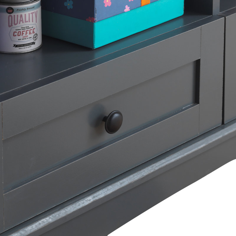 Fordwich Four Leg Coffee Table with Storage, Dark Grey
