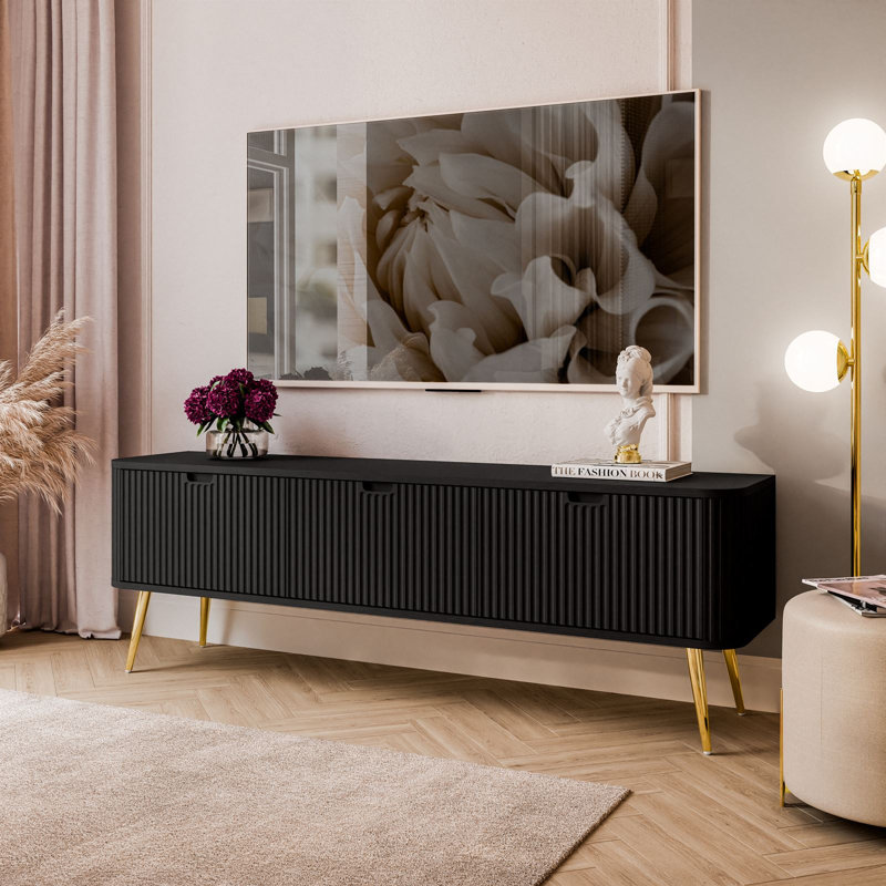 Morty TV Stand, Black