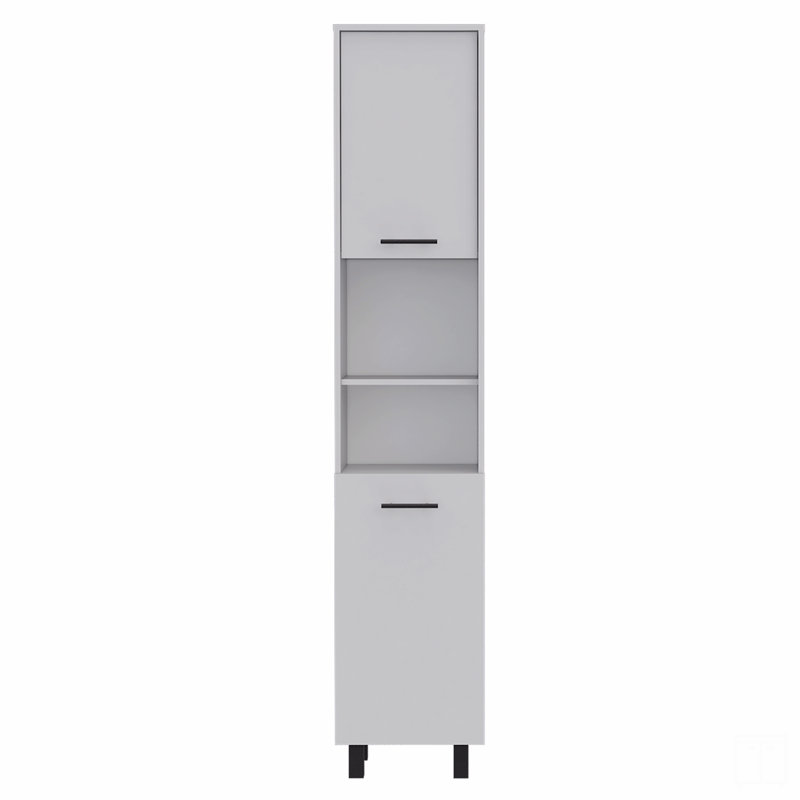 Garde-manger rectangulaire à 2 tablettes, Blanc
