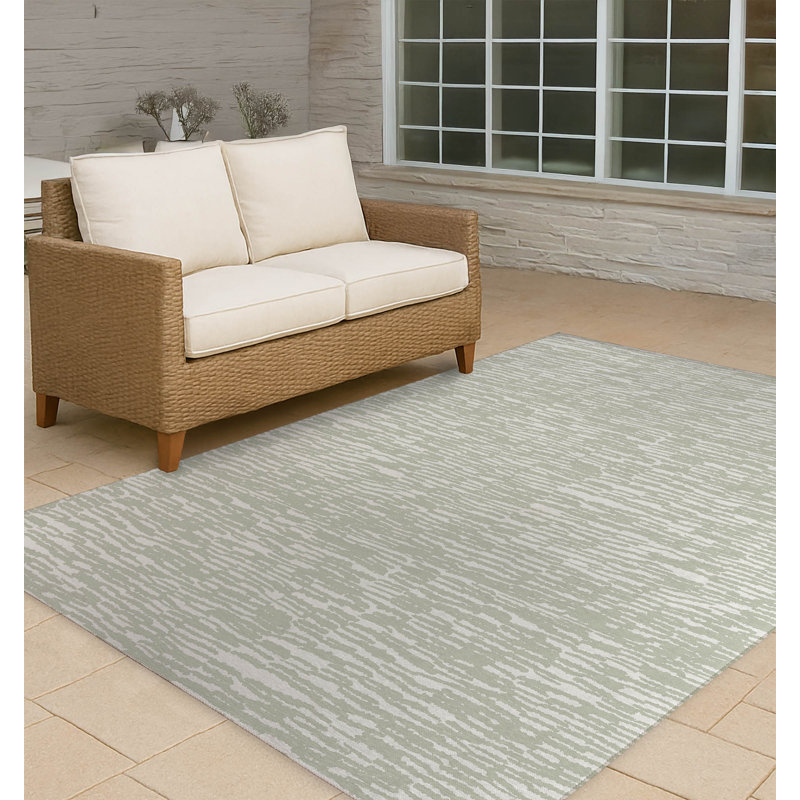 Strands Non-Slip Outdoor Rug, Rectangle 5' x 7'