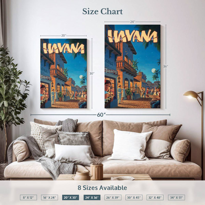 Sireci Havana II, H 36 po x l 24 po
