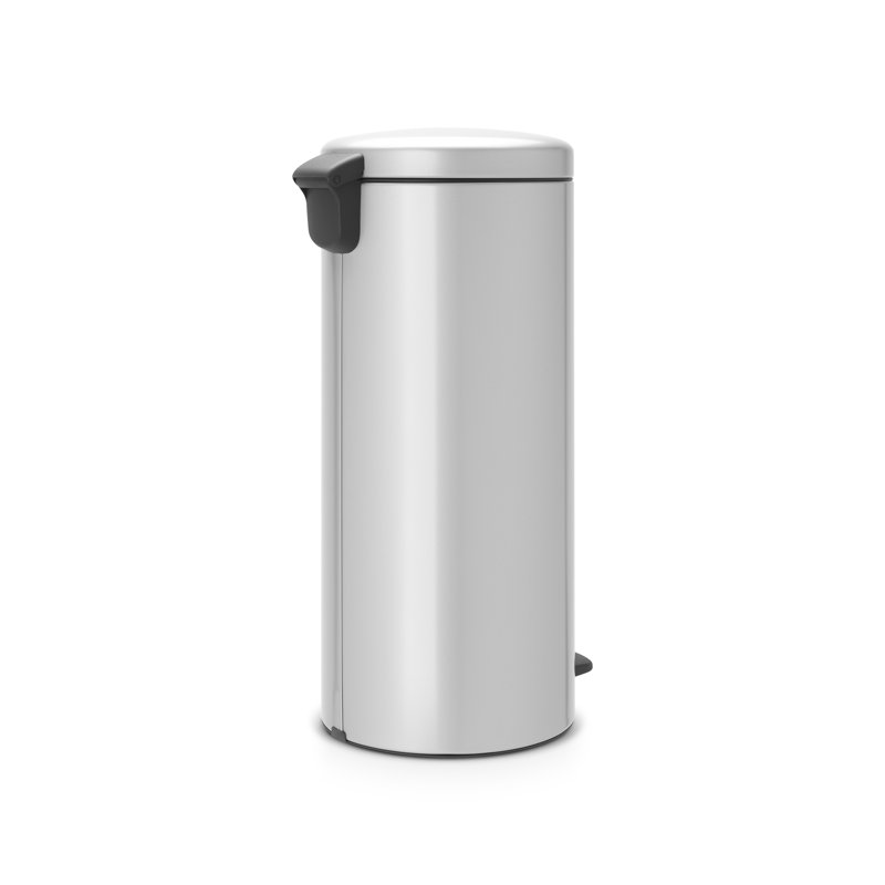 Brabantia NewIcon 12 Litre Soft Closing Pedal Bin, Metallic Grey