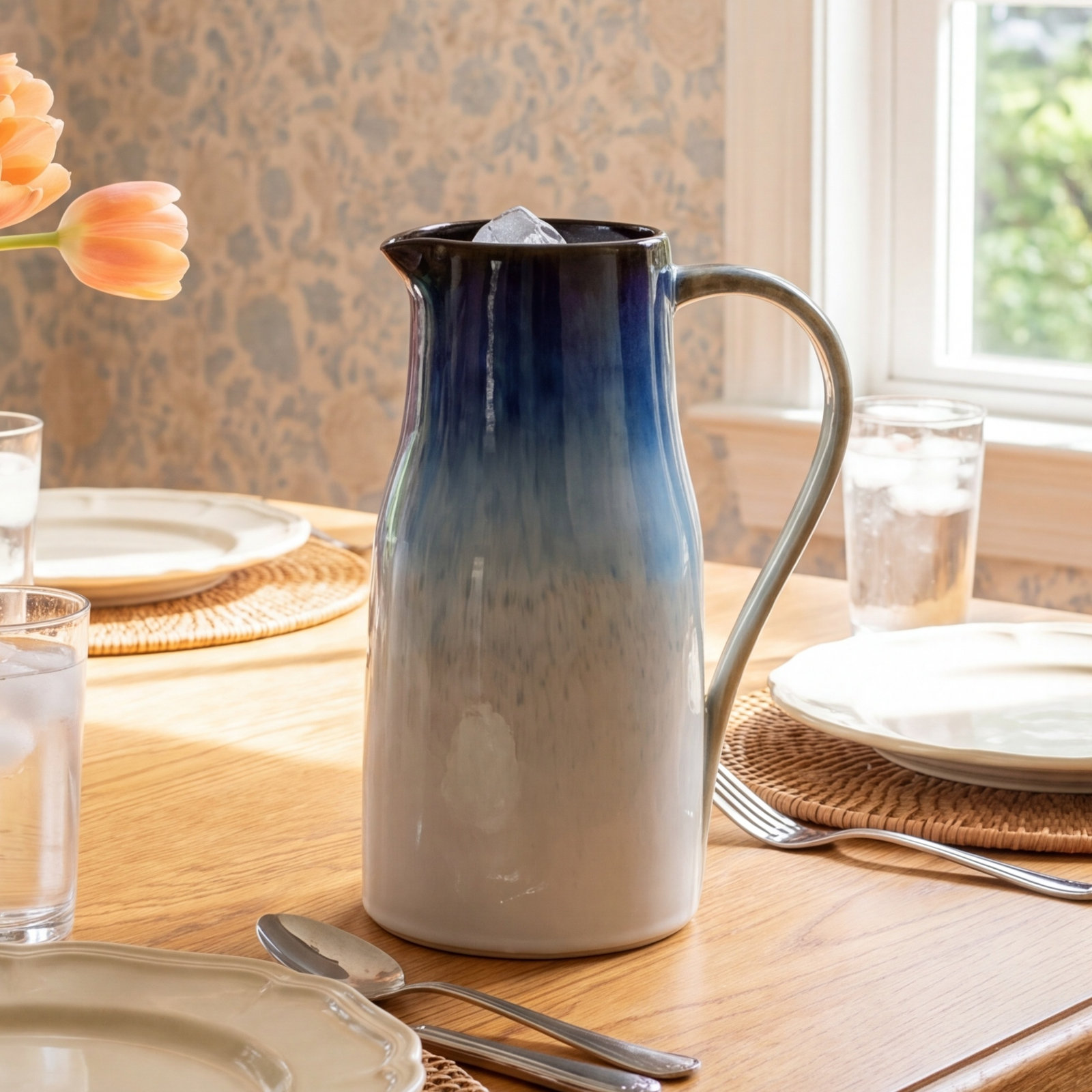 Champlain 64oz. Stoneware Pitcher