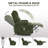 Ultra-Comfortable Corduroy Electric Recliner Chair - 135° Forward & Backward Adjustment, Heated Massage-2041309613