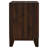 2-drawer Nightstand Bedside Table Walnut