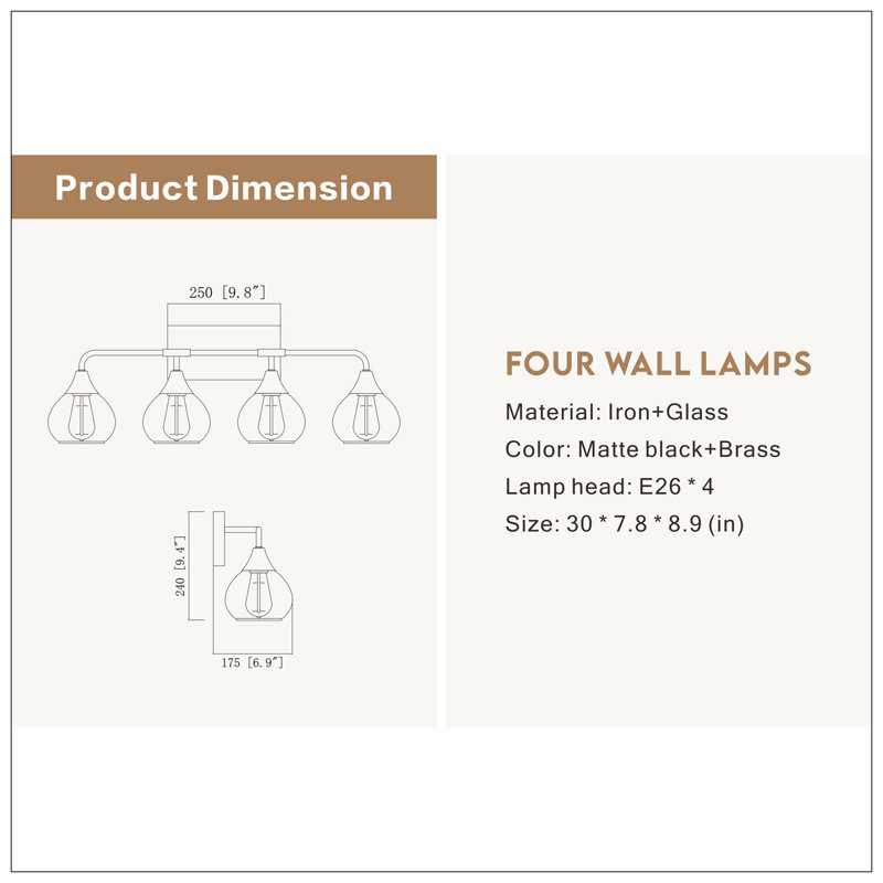 Luminaire mural pour salle de bain Home