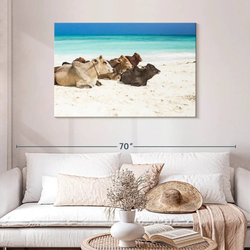 Crowle Zanzibar Beach Bétail, H 30 po x l 45 po